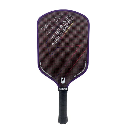 JUCIAO T-Titanium Pickleball Paddle Carbon Fiber Pickleballs For Spin And Control Foam  Injected Edges Thermoformed Pickleball