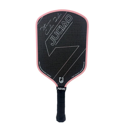 JUCIAO T-Titanium Pickleball Paddle Carbon Fiber Pickleballs For Spin And Control Foam  Injected Edges Thermoformed Pickleball